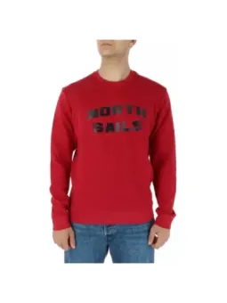 Rotes North Sails Langarmshirt Herren