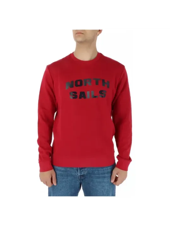 Rotes North Sails Langarmshirt Herren
