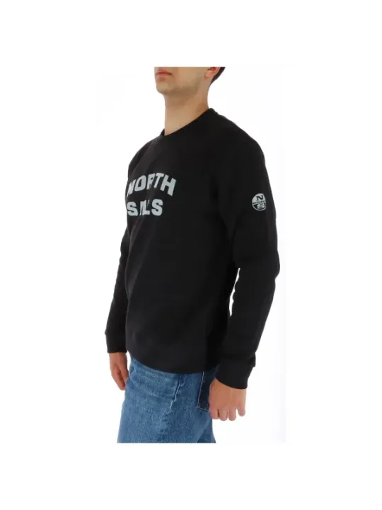 Navy North Sails Fleece-Sweatshirt