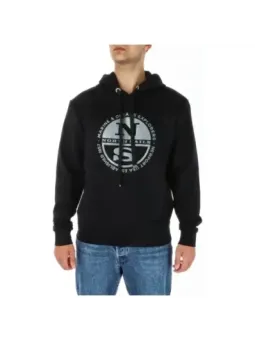 Schwarzer North Sails Kapuzenpullover