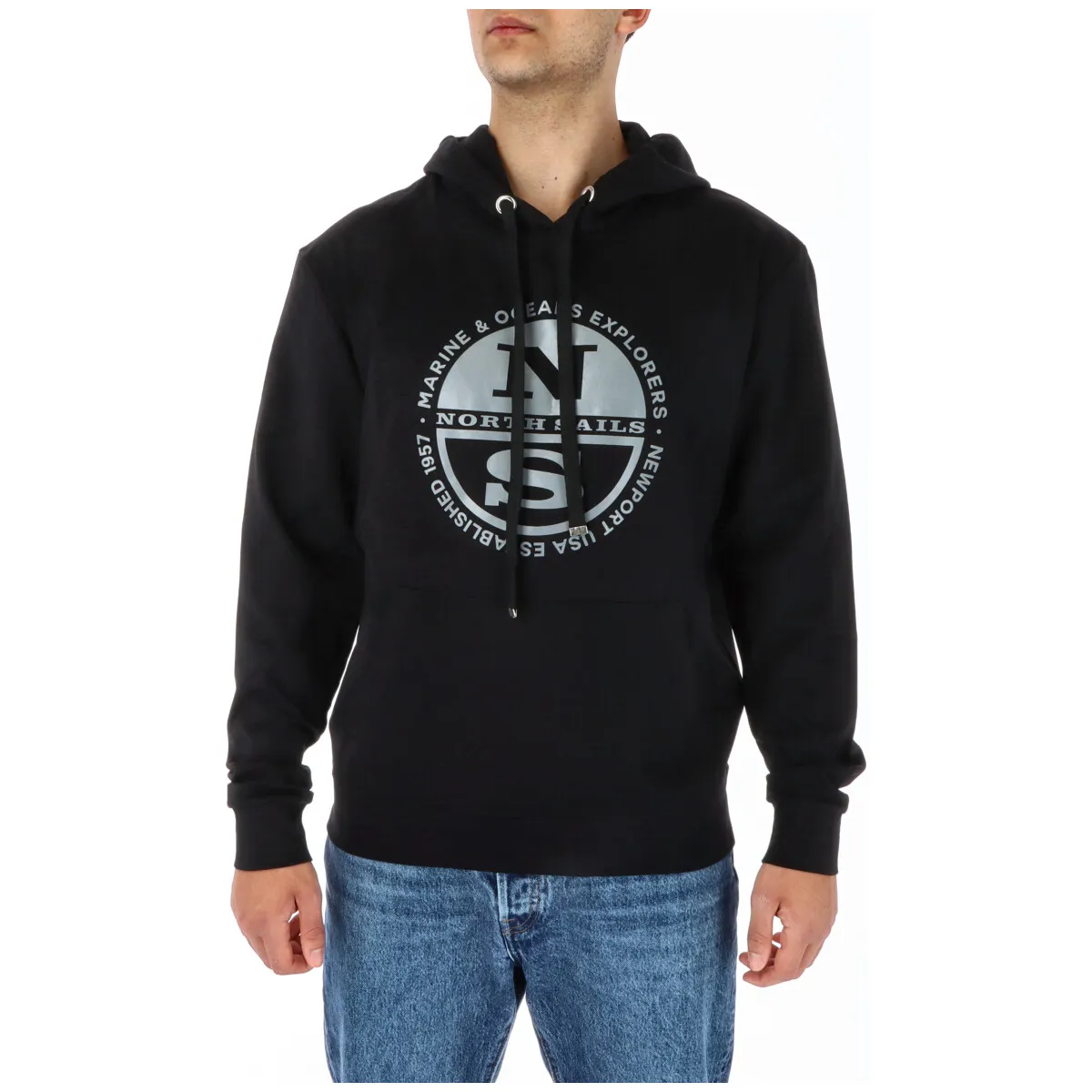 Herren Fleece Schwarz 350460