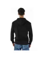 Schwarzer Kapuzenpullover mit Drachenmotiv