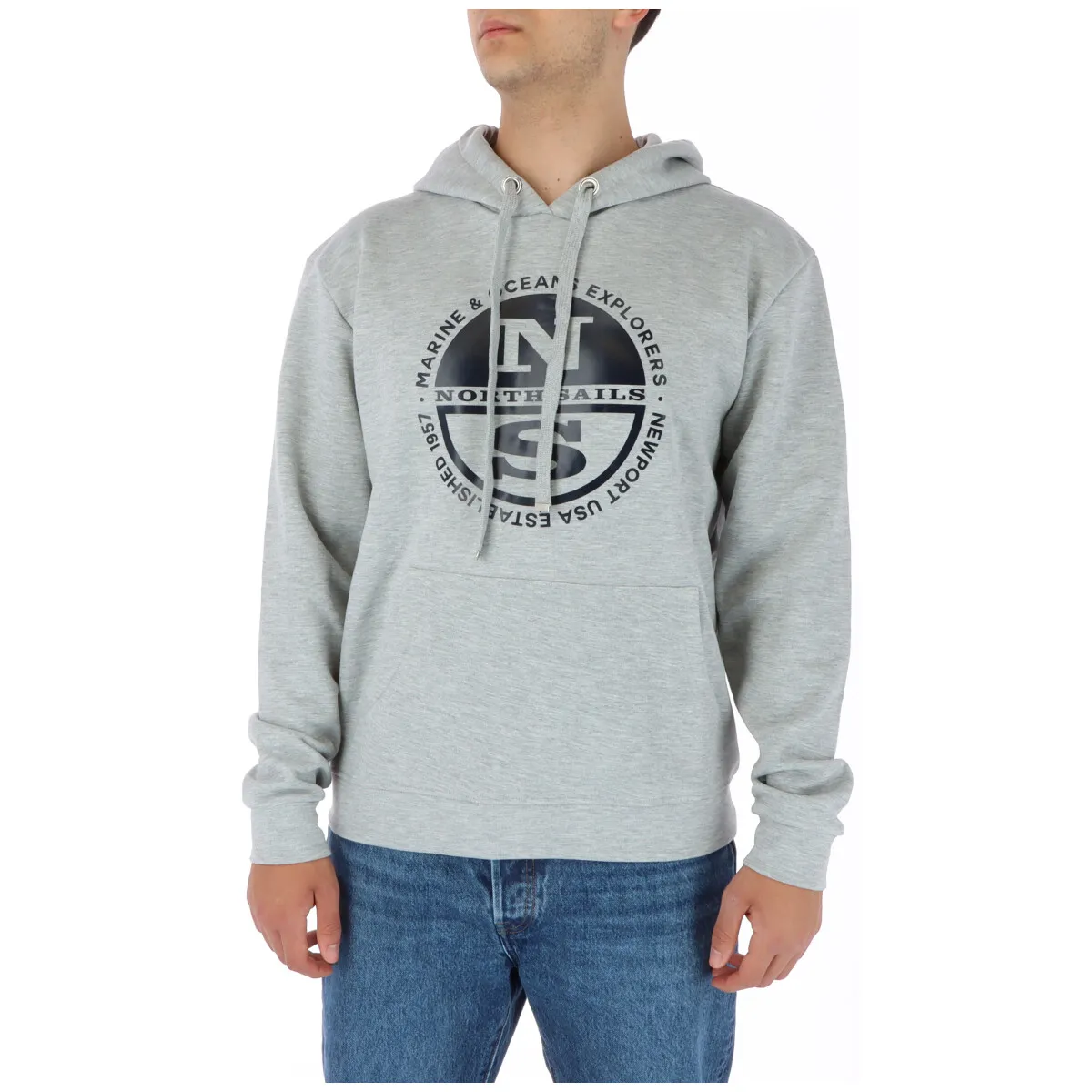 Herren Fleece Grau 350459