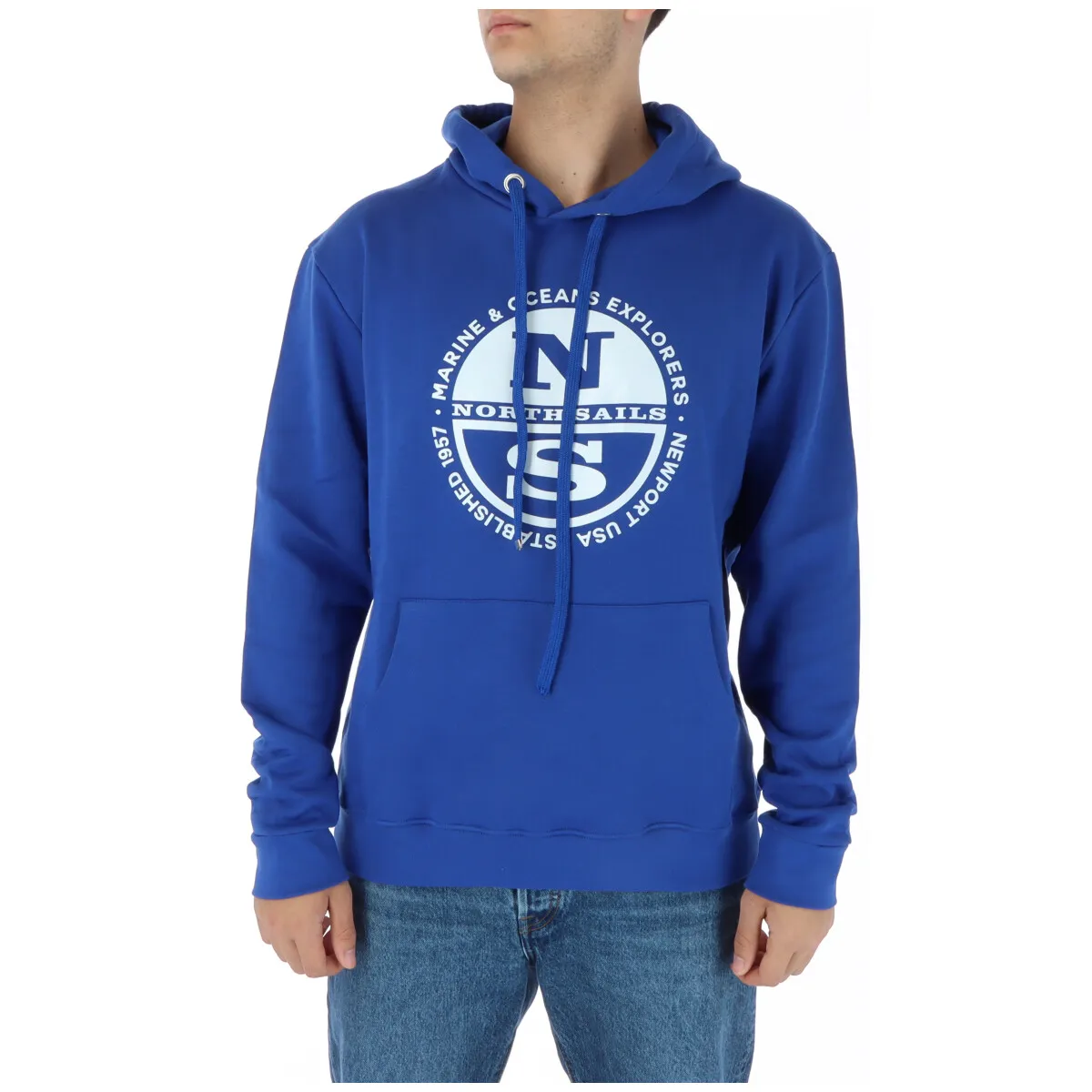 Herren Fleece Blau 350456