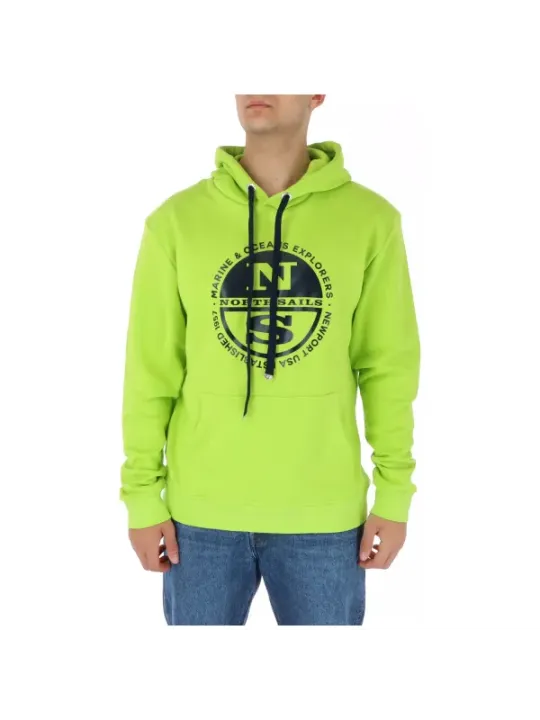 North Sails Neon Gelb Kapuzenpullover