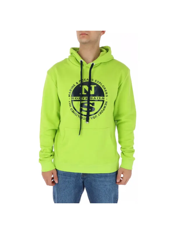 North Sails Neon Gelb Kapuzenpullover
