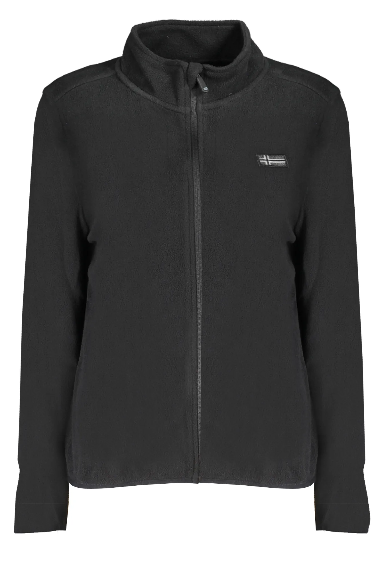 Damen FLEECE-SWEATSHIRT Schwarz 849905_NEBLACK