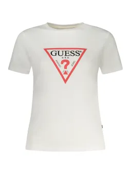 GUESS Damen T-Shirt Weiß mieten | Flex-Fashion Verleih