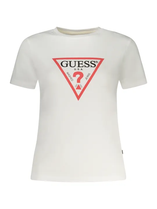 GUESS JEANS Damen T-SHIRT Weiß | online kaufen