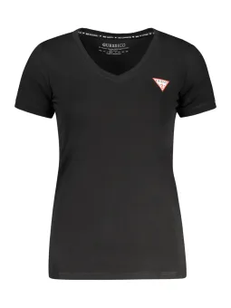 GUESS JEANS Damen T-SHIRT Schwarz | online kaufen