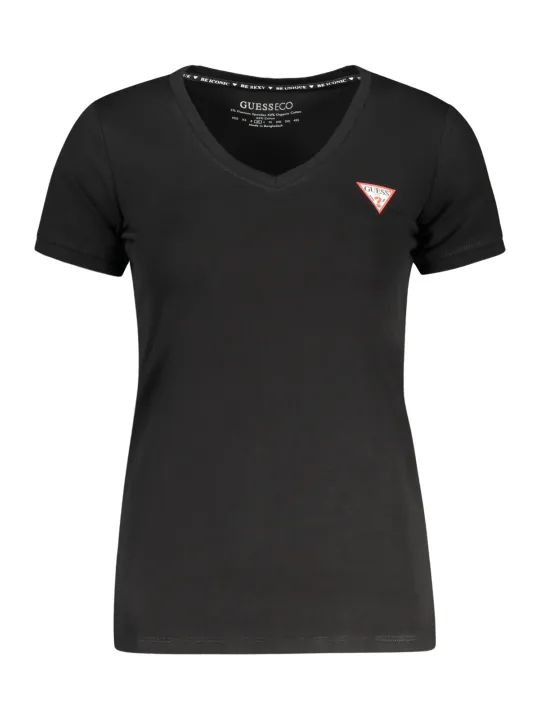 GUESS JEANS Damen T-SHIRT Schwarz | online kaufen