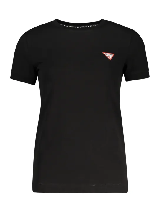 GUESS JEANS Damen T-SHIRT Schwarz | online kaufen