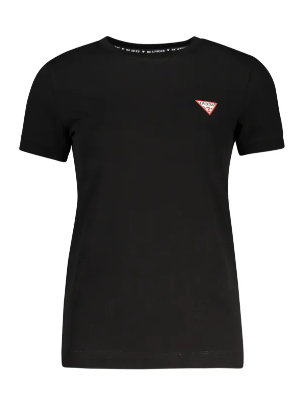 GUESS JEANS Damen T-SHIRT Schwarz | online kaufen