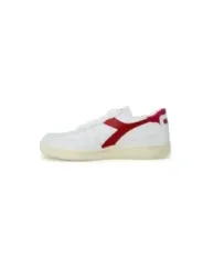 Weißer Diadora Heritage Sneaker Detailansicht