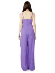 Lavendelfarbener Hanny Deep Anzug Einteiler