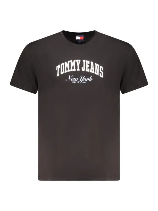 Tommy Hilfiger Herren KURZARM-T-SHIRT Schwarz