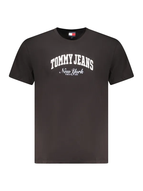 Tommy Hilfiger Herren KURZARM-T-SHIRT Schwarz
