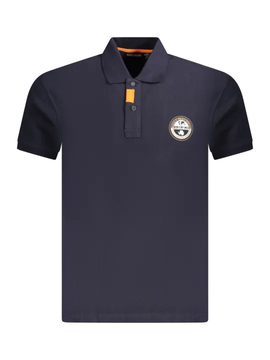 Napapijri Herren KURZARM-POLO Blau | online kaufen