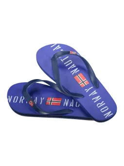 NORWAY 1963 Herren Flip-Flops Blau leihen | Flex-Fashion