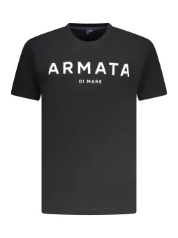 Armata Di Mare Herren KURZARM-T-SHIRT Schwarz
