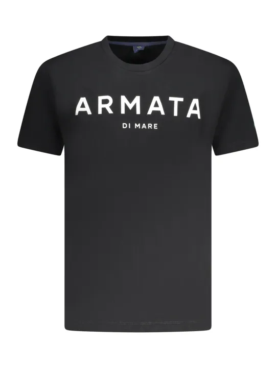 Armata Di Mare Herren KURZARM-T-SHIRT Schwarz