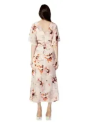 Floralprint Vila Midikleid