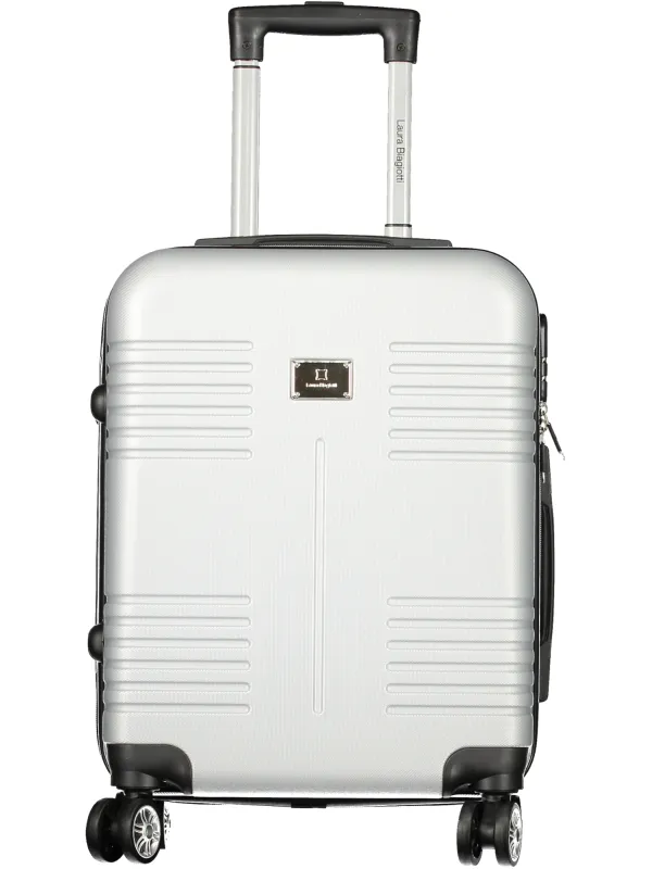 Laura Biagiotti Damen REISSVERSCHLUSSTASCHE Silber