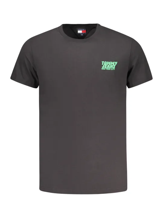 Tommy Hilfiger Herren KURZARM-T-SHIRT Schwarz