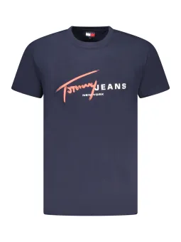 Tommy Hilfiger Herren T-Shirt Blau mieten | Flex-Fashion