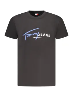 Tommy Hilfiger Herren T-Shirt Schwarz mieten - Flex-Fashion