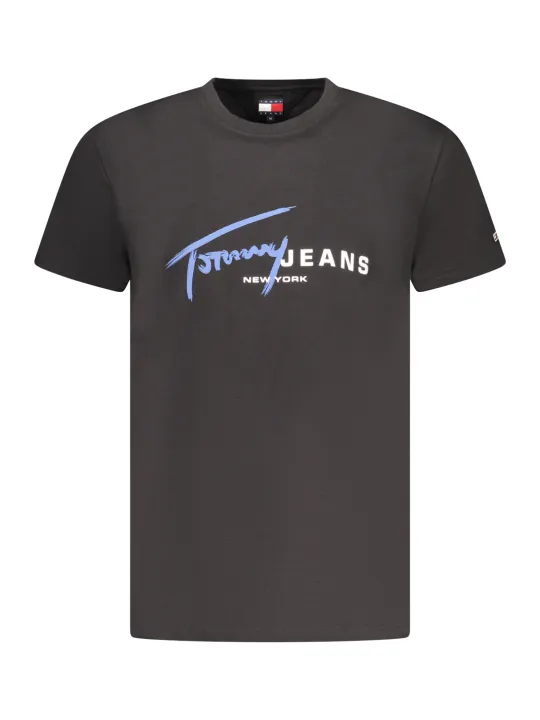 Tommy Hilfiger Herren KURZARM-T-SHIRT Schwarz