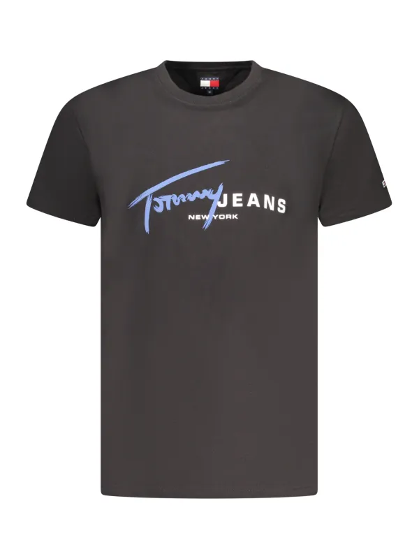 Tommy Hilfiger Herren KURZARM-T-SHIRT Schwarz