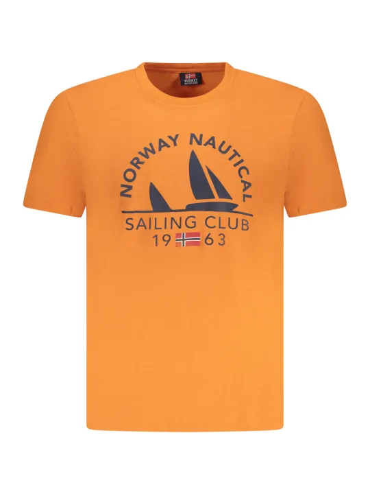NORWAY 1963 Herren KURZARM-T-SHIRT Orange | online kaufen