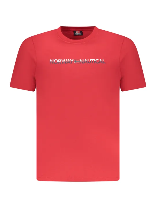 NORWAY 1963 Herren KURZARM-T-SHIRT Rot | online kaufen