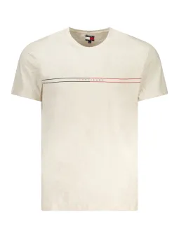 Tommy Hilfiger Herren T-Shirt Beige mieten | Flex-Fashion