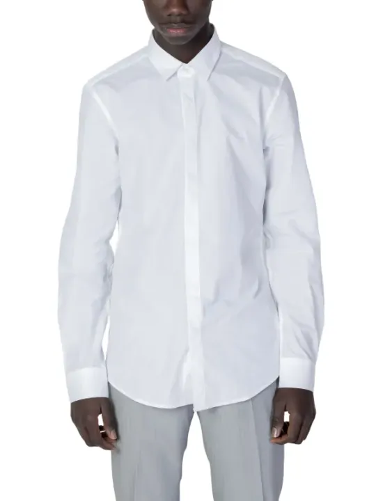 Weißes Herren Hemd schlanker Schnitt