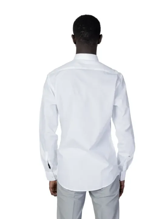 Weißes Hemd mit Knopfmanschette Antony Morato