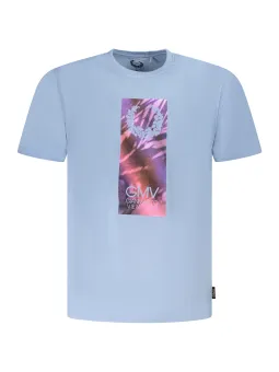 GIAN MARCO VENTURI Herren KURZARM-T-SHIRT Hellblau