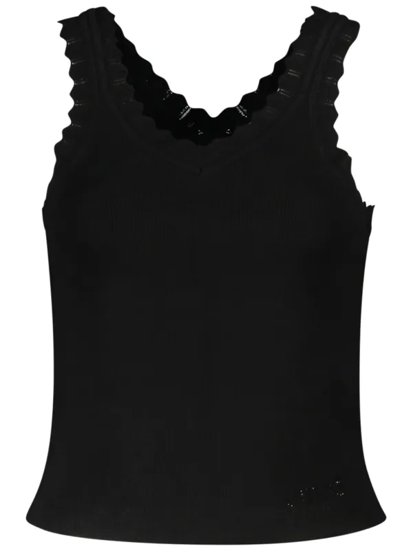 GUESS JEANS Damen STRICK-TANKTOP Schwarz | online kaufen