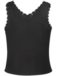 GUESS JEANS Damen STRICK-TANKTOP Schwarz | online kaufen
