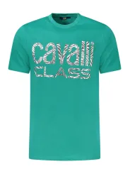 Cavalli Class Herren KURZARM-T-SHIRT Grün | online kaufen