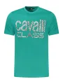 Cavalli Class Herren KURZARM-T-SHIRT Grün | online kaufen