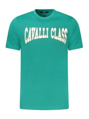 Cavalli Class Herren KURZARM-T-SHIRT Grün | online kaufen