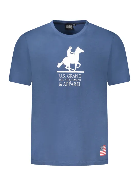 U.S. GRAND POLO Herren T-Shirt Blau | online kaufen