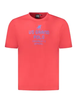 U.S. GRAND POLO Herren T-Shirt Rot leihen – Flex-Fashion