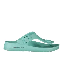 Mieten Sie stilvolle NORWAY 1963 Damen Flip-Flops Hellblau