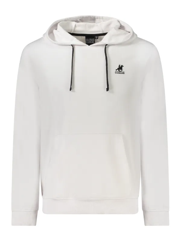 U.S. GRAND POLO Herren KAPUZEN-SWEATSHIRT Weiß