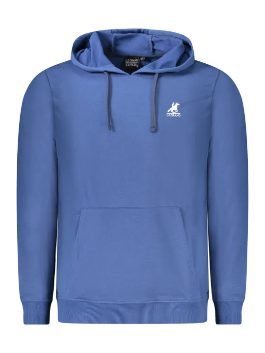 U.S. GRAND POLO Herren KAPUZEN-SWEATSHIRT Blau