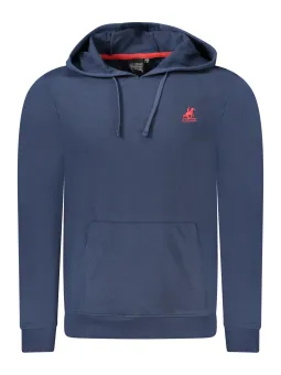 U.S. GRAND POLO Herren KAPUZEN-SWEATSHIRT Blau