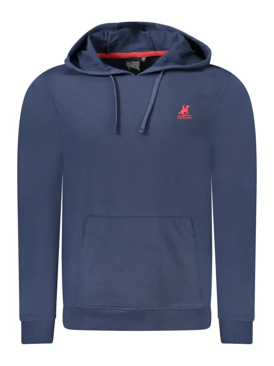 U.S. GRAND POLO Herren KAPUZEN-SWEATSHIRT Blau